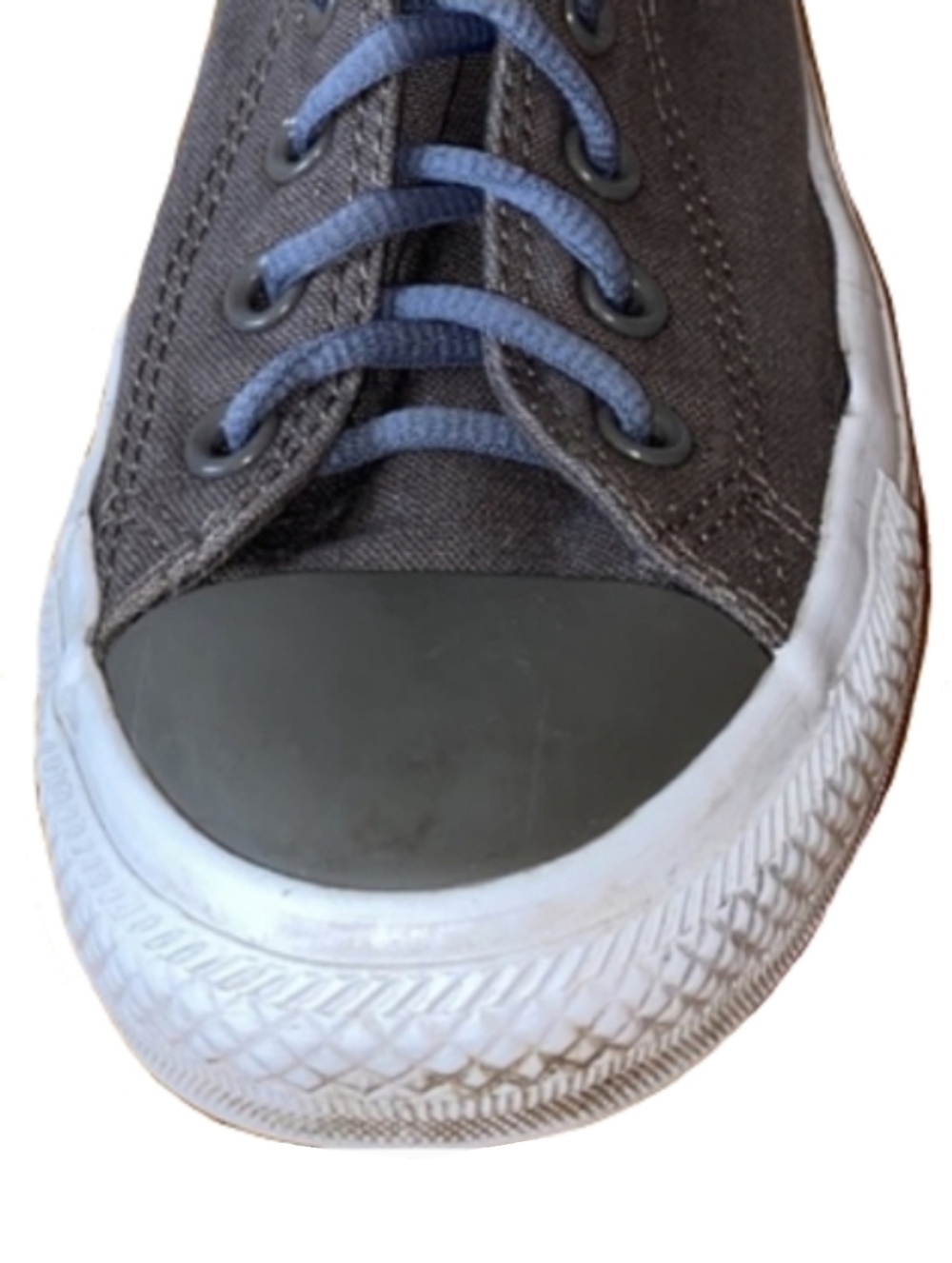 Gray Olive Converse Chuck Taylor Hi High Tops Color Match Toe Cap 9 7 Grey CTAS - Picture 5 of 5